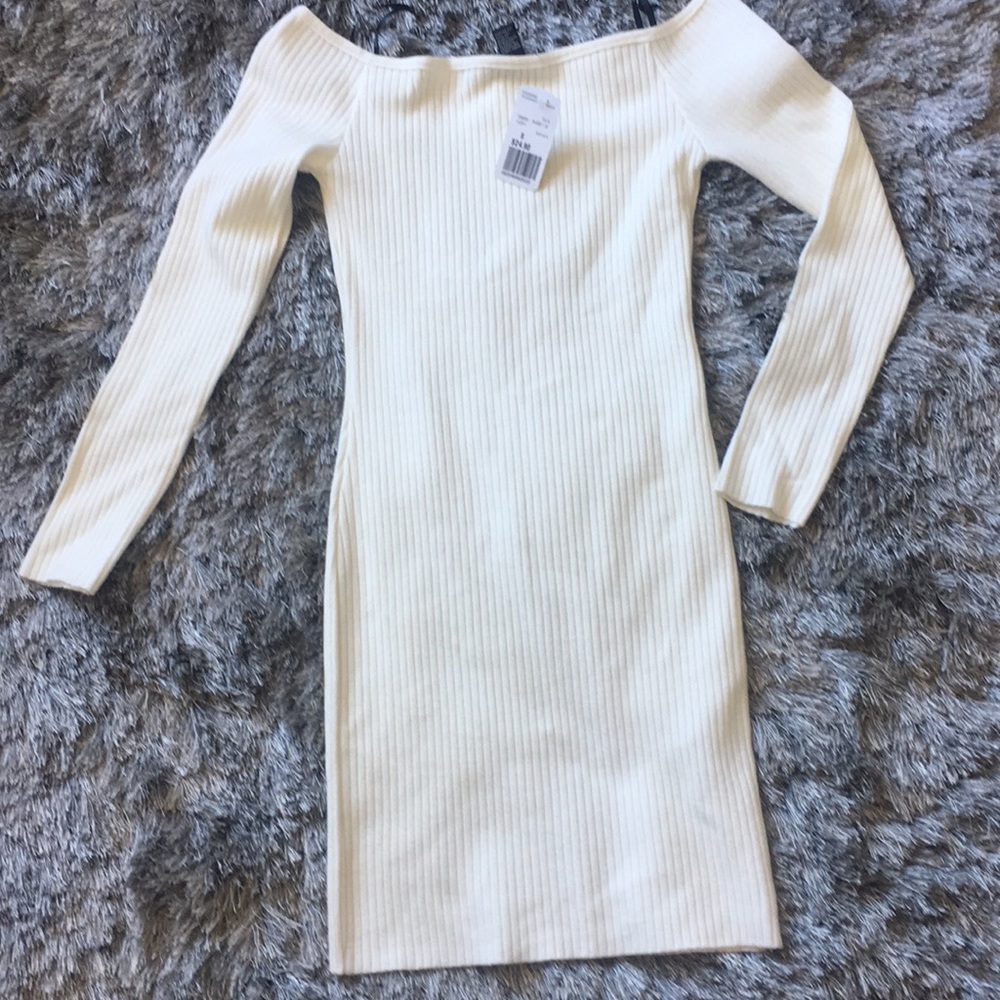 Brand new Ivory fitted forever 21 sweater dress